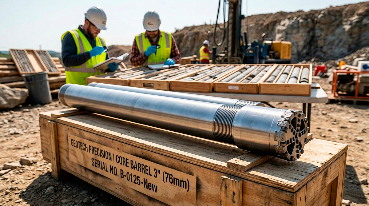 Надежная колонковая труба для извлечения керна с высоким выходом