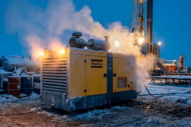 Изображение новости: Как подготовить дизельный компрессор буровой установки к работе в мороз