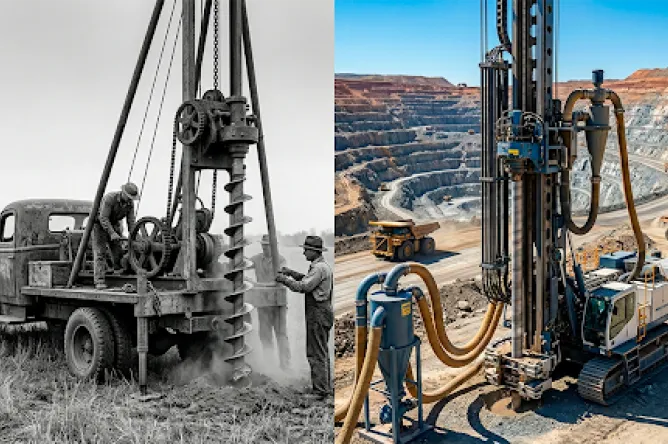 Изображение новости: Эволюция оборудования для разведочного бурения: от шнека до RC-бурения